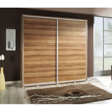Rusitc Solide Wood Design Sliding Wood Door for Wardrobe and Closet
